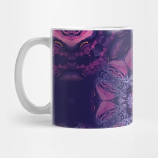 Goth Christmas Skull Purple Holiday Mug